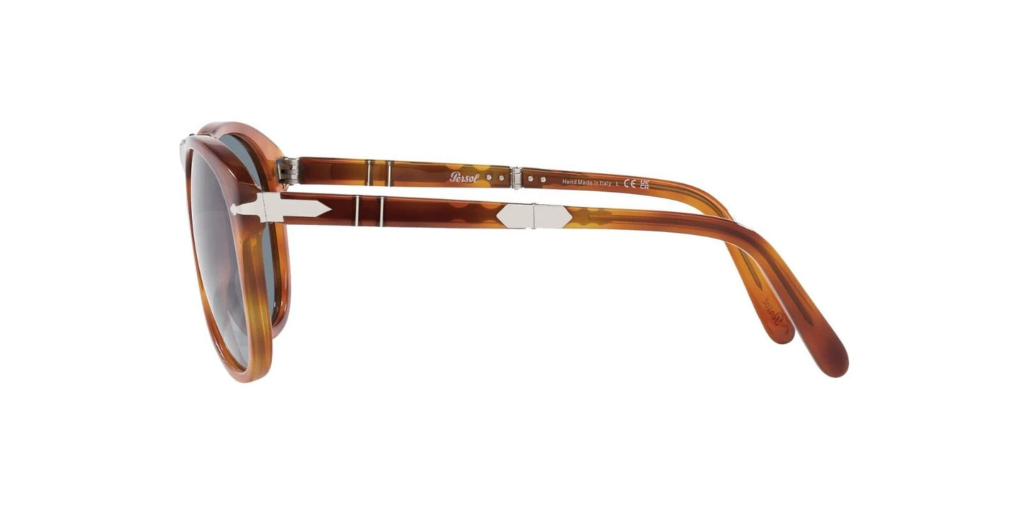 Persol STEVE MCQUEEN PO 0714SM Terra Di Siena/Light Blue Folding Sunglasses