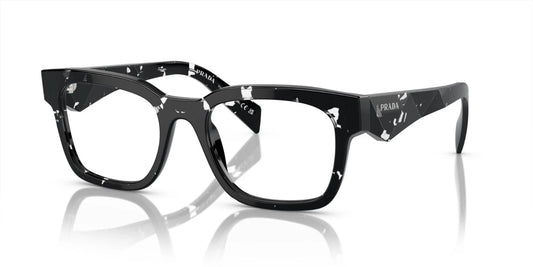 Prada PR A10V Black Transparent Havana (15O-1O1) Eyeglasses