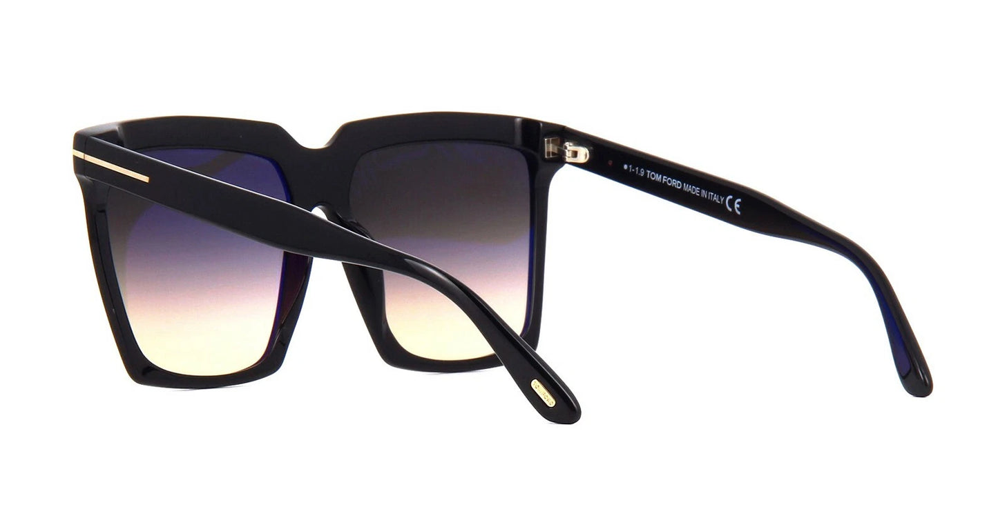Tom Ford SABRINA-02 FT 0764 Black/Grey Shaded (01B) Sunglasses