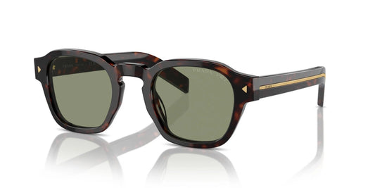 Prada PR A16S Radica Tortoise/Green Polarized (17N20G) Sunglasses