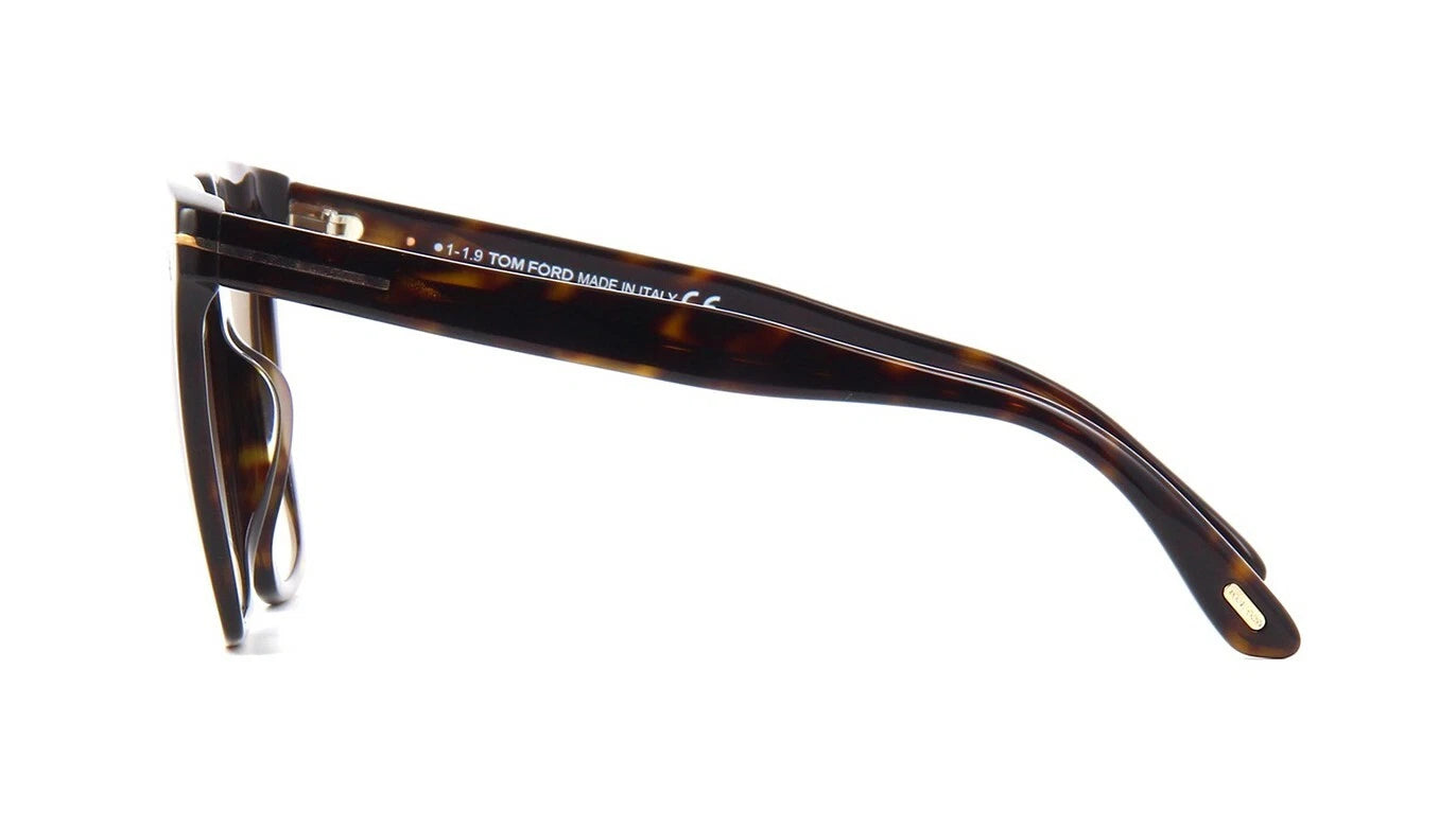 Tom Ford SABRINA-02 FT 0764 Dark Havana/Brown Shaded (52K) Sunglasses