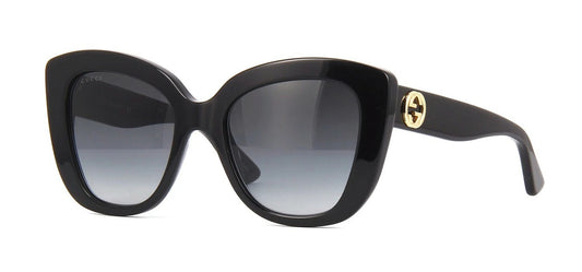 Gucci GG0327S Black/Grey Shaded (001) Sunglasses