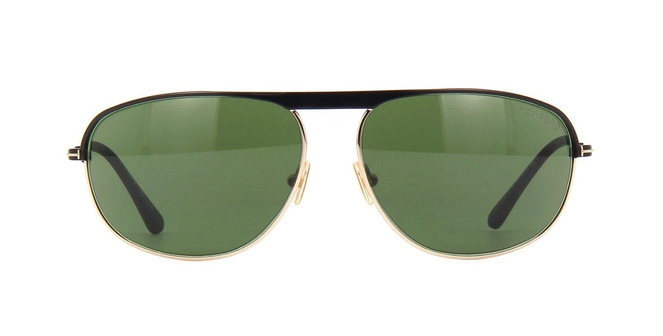 Tom Ford GABE FT 0774 Matte Black/Green (02N) Sunglasses