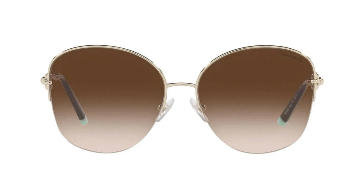 Tiffany TF 3082 Pale Gold/Brown Shaded (6021/3B) Sunglasses