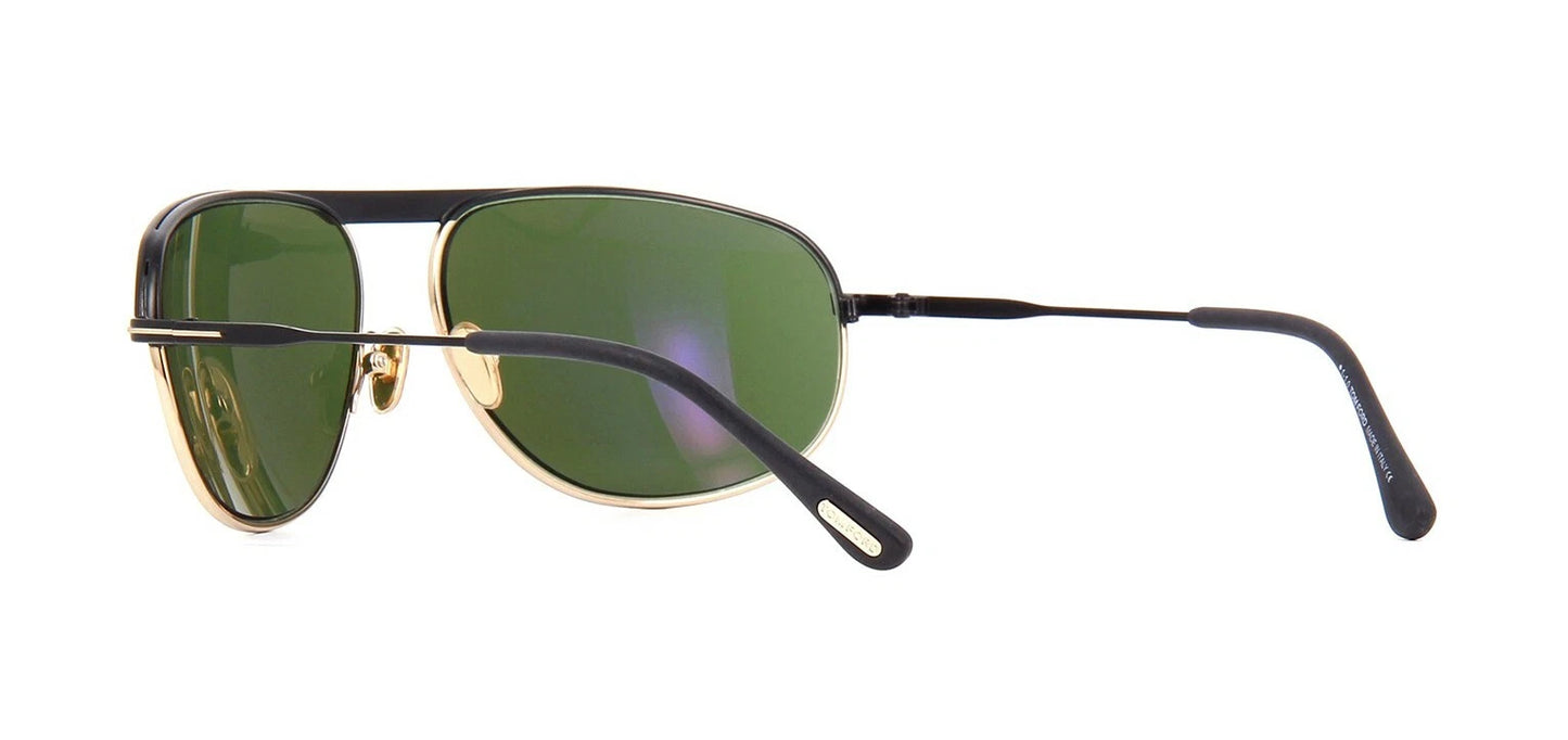 Tom Ford GABE FT 0774 Matte Black/Green (02N) Sunglasses