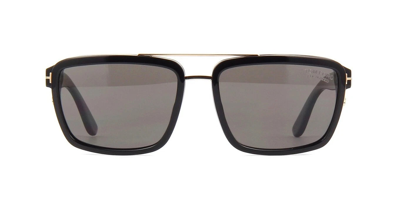 Tom Ford ANDERS FT 0780 Shiny Black/Grey Polarized (01D) Sunglasses