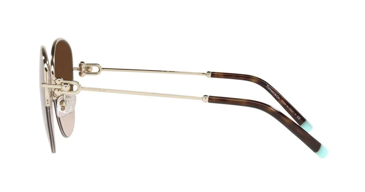 Tiffany TF 3082 Pale Gold/Brown Shaded (6021/3B) Sunglasses