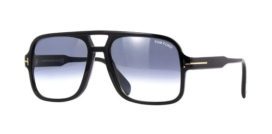 Tom Ford FALCONER-02 FT0884 Shiny Black/Grey Shaded (01B) Sunglasses