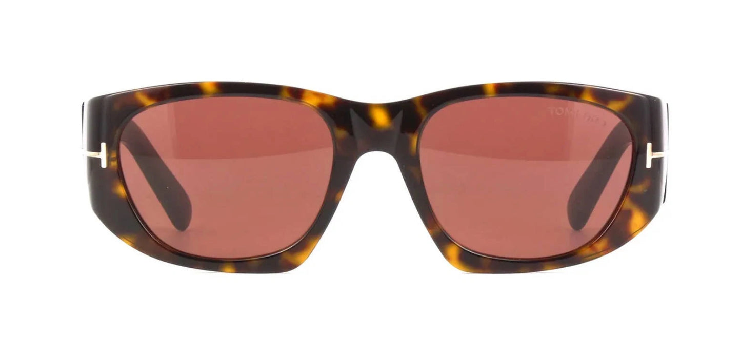 Tom Ford CYRILLE-02 FT 0987 Dark Havana/Burgundy (52S) Sunglasses