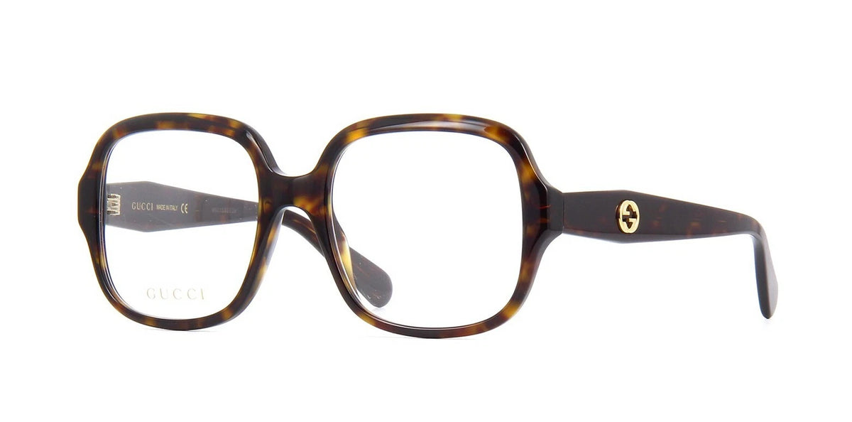 Gucci GG0799O Dark Havana (002) Eyeglasses