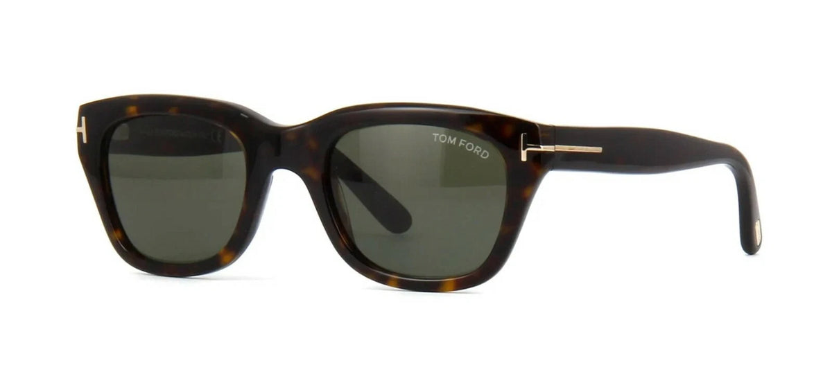 Tom Ford SNOWDON FT 0237 Dark Havana/Grey Green (52N) 52mm Sunglasses